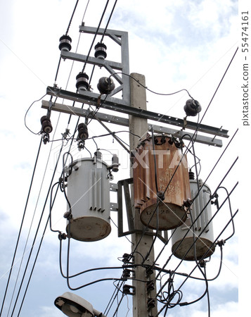 electricity post at Thailand electricity post at Thailand 55474161