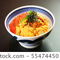 Sea urchin and salmon roe 55474450