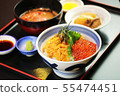 Sea urchin and salmon roe 55474451