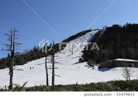 Kusatsu Shirane山在秋天群馬縣 Kusatsu Shirane山在秋天群馬縣 55474655