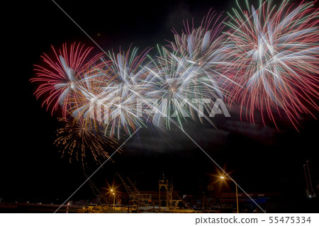 Japan Aegean, Okayama beef window fireworks display Japan Aegean, Okayama beef window fireworks display 55475334