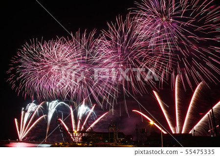 Japan Aegean, Okayama beef window fireworks display Japan Aegean, Okayama beef window fireworks display 55475335