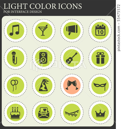 Party simply icons 55475572