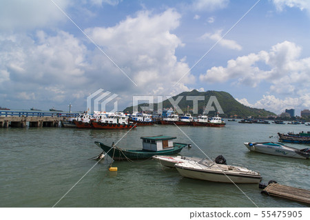 The pier in Puntau (Vietnam) The pier in Puntau (Vietnam) 55475905