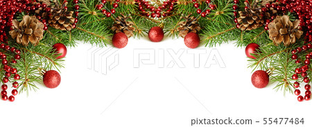 New year decorations header 55477484