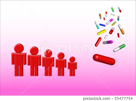 Decrease of consumption of the women drugs 55477754