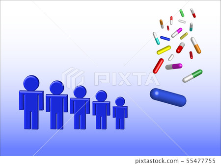 The decrease in consumption of drugs 55477755