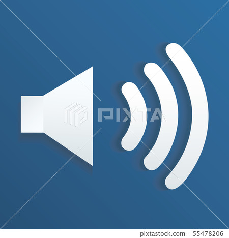 sound icon button vector illustration - Stock Illustration [55478206 ...