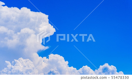 Summer blue sky 55478330