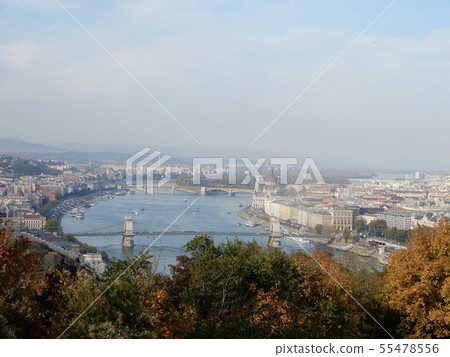 Flow of the Danube in Budapest Flow of the Danube in Budapest 55478556
