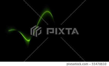 CG particle light emitting ball yellow green green 55478610