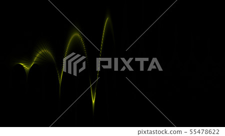 CG particle light emitting ball yellow green green 55478622