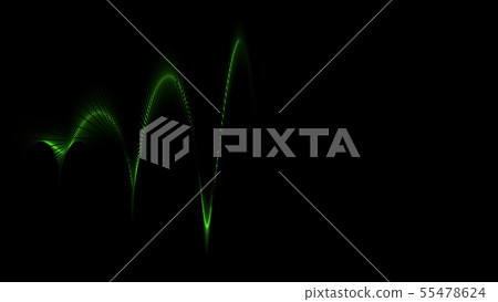 CG particle Emitting ball Green Green CG particle Emitting ball Green Green 55478624