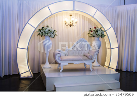 Jewish Hupa , wedding outdoor . 55479509