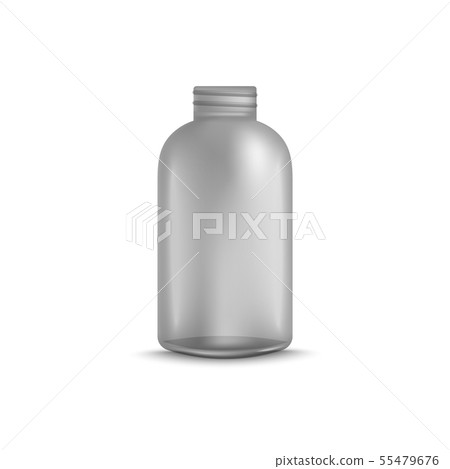 Cosmetic bottle for liquid products 3d vector mockup illustration isolated. Cosmetic bottle for liquid products 3d vector mockup illustration isolated. 55479676
