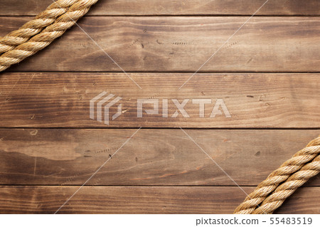 ship rope at wooden background texture ship rope at wooden background texture 55483519