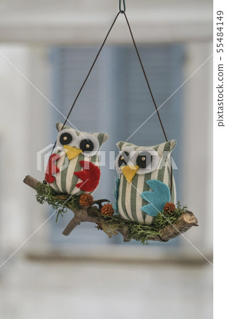 handmade owl birds as a decoration 55484149