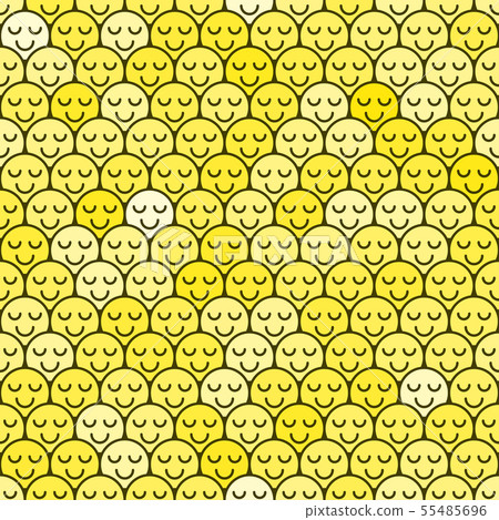 Crowd seamless pattern  55485696