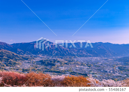 從Bizan山公園看見的秩父市 55486167