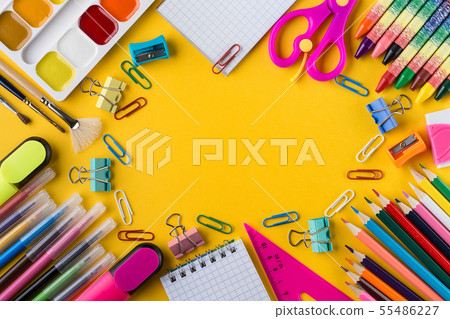 Back to school Education concept. School pupil 55486227