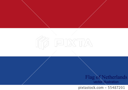 Flag of Netherlands. Illustration. Flag of Netherlands. Illustration. 55487201