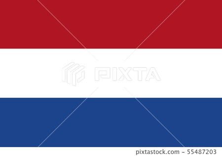 Flag of Netherlands. Illustration. 55487203