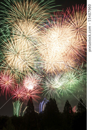 Fireworks Summer Festival Aya Summer Festival Fireworks Summer Festival Aya Summer Festival 55487960