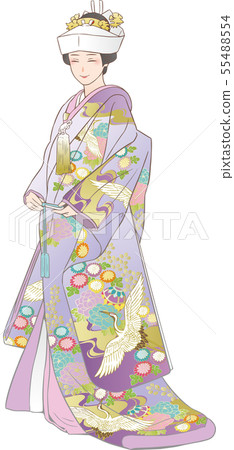 Vector illustration of a woman in a color hit Vector illustration of a woman in a color hit 55488554