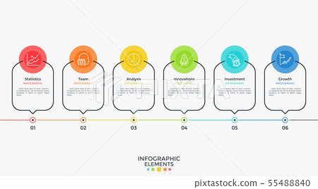 Modern Infographic Template 55488840