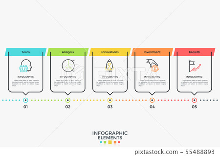Modern Infographic Template 55488893
