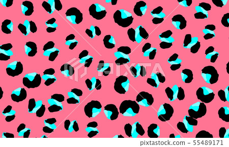 Leopard print design. Animal skin pattern. Leopard print design. Animal skin pattern. 55489171