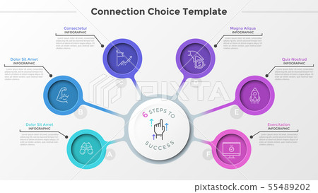 Modern Infographic Template 55489202