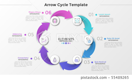 Modern Infographic Template Modern Infographic Template 55489265