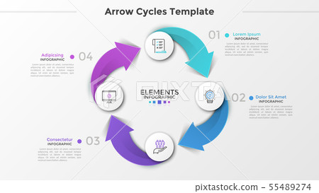 Modern Infographic Template Modern Infographic Template 55489274