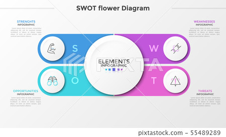 Modern Infographic Template 55489289