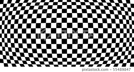 Magnifier distortion effects on checkered pattern Magnifier distortion effects on checkered pattern 55489847