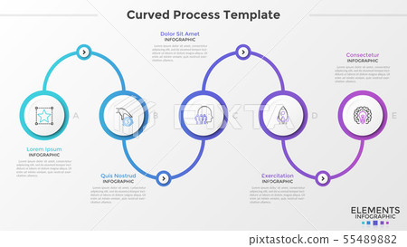 Modern Infographic Template Modern Infographic Template 55489882
