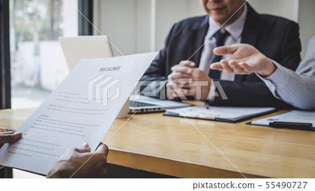 Job interview, Two selection committee manager Job interview, Two selection committee manager 55490727