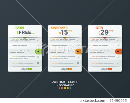 Modern Infographic Template 55490935