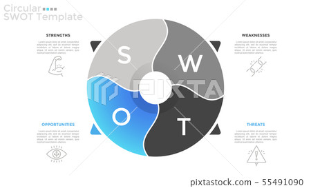 Modern Infographic Template 55491090
