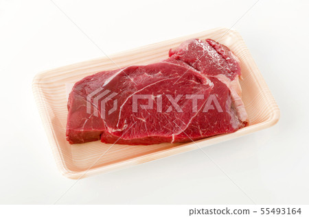 Beef thigh meat (raw meat) Beef thigh meat (raw meat) 55493164