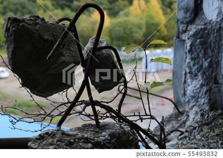 Early autumn Yubari Shimizusawa old power plant Early autumn Yubari Shimizusawa old power plant 55493832