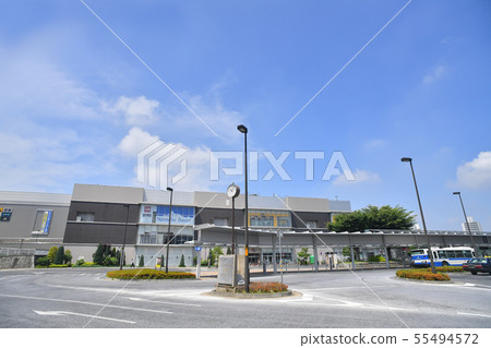 Tsukuba City, Ibaraki Prefecture Tsukuba Express Line Tsukuba Station Bus Rotary 55494572
