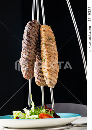 Shish kebab on a stick Shish kebab on a stick 55495284