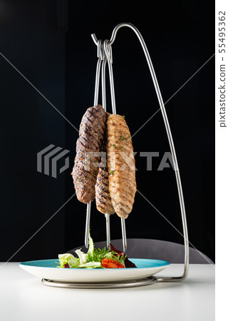 Shish kebab on a stick Shish kebab on a stick 55495362