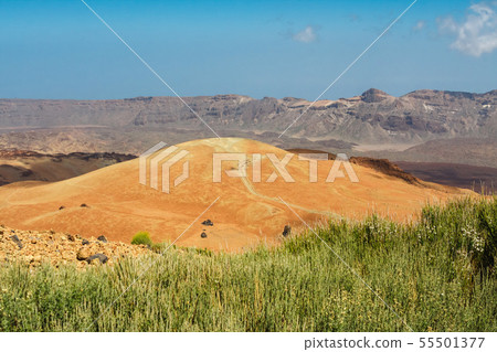 El teide volcano in the canary islands with a blue 55501377