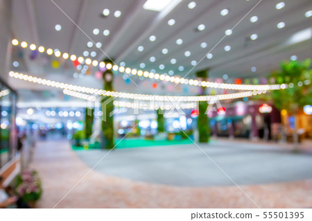 Abstract blur with bokeh and defocused shopping Abstract blur with bokeh and defocused shopping 55501395