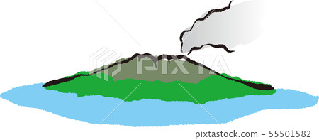 Sakurajima illustration 55501582