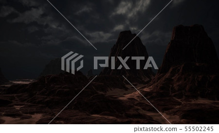 Rocky Desert Landscape Rocky Desert Landscape 55502245
