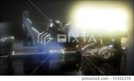 engine and other parts visible in car 55502276